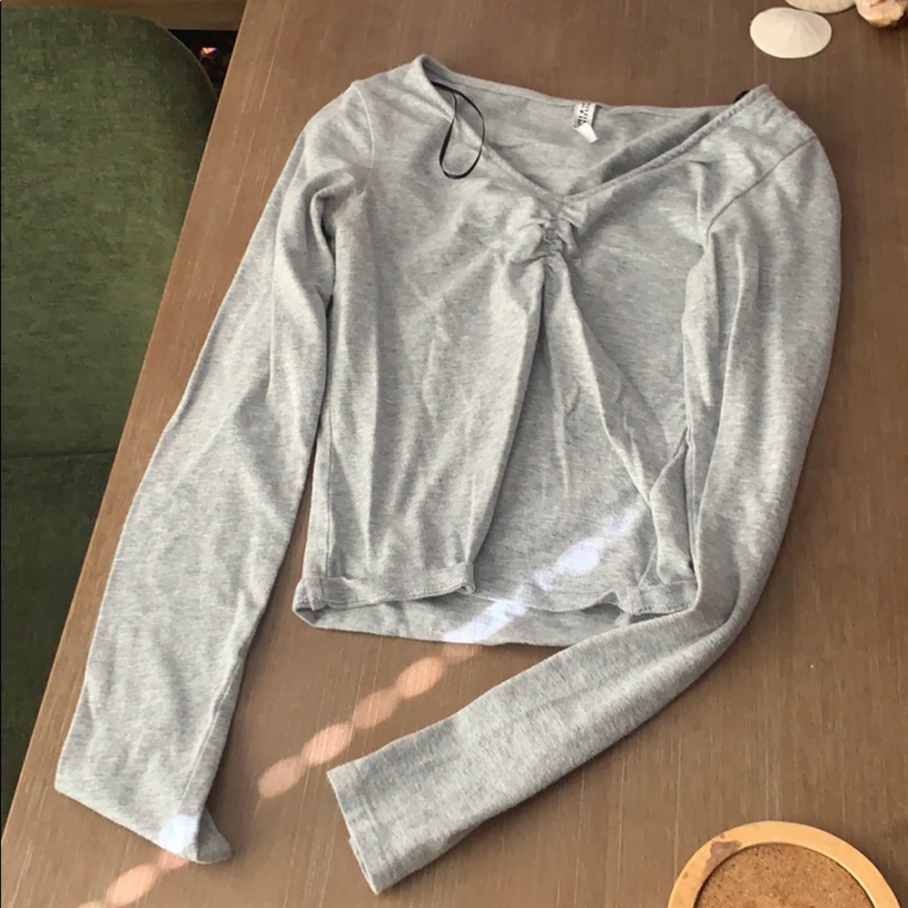 grey divided top